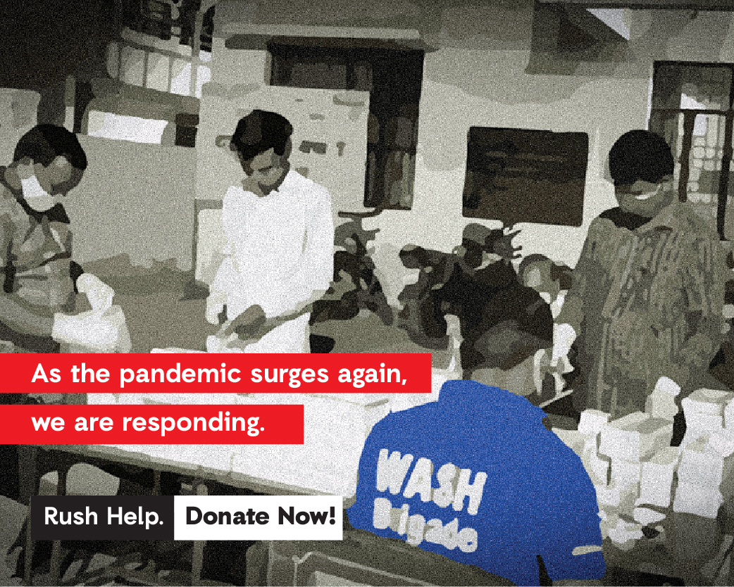 ActionAid's Covid 19 relief banner image